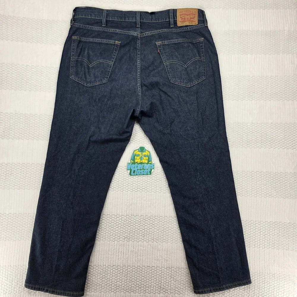 Levis 541 Athletic Fit Jeans Mens 40x30 High Rise Comfort Stretch Medium Wash
